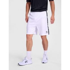 Szorty Hummel autentyczne Pl. Białe szorty męskie HUMMEL, bez kołnierzyka. Za 169.00 zł.