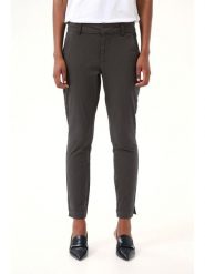 Kaffe Spodnie w kolorze antracytowym rozmiar: 40. Czarne spodnie materiałowe damskie Kaffe, bez wzorów, z materiału. Za 82.99 zł.