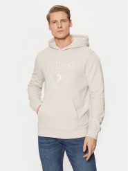 Guess Bluza M5RQ36 KCN01 Szary Regular Fit. Szare bluzy bez kaptura męskie Guess, l, z bawełny. Za 219.99 zł.