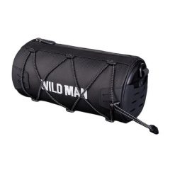 Torba na kierownicę rowerową wodoodporna WILD MAN. Zielone torby męskie na ramię WILDMAN, bez wzorów, z materiału, na ramię. Za 149.60 zł.