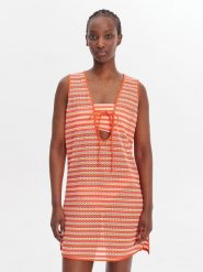 Seafolly Sukienka plażowa Calypso 55506-CU Pomarańczowy Regular Fit. Brązowe sukienki damskie Seafolly, na plażę, xl, bez wzorów, z syntetyku, bez kołnierzyka, bez ramiączek. Za 569.99 zł.