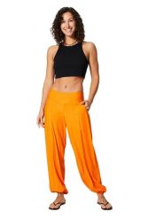 Aller Simplement Spodnie w kolorze pomarańczowym rozmiar: 34/36. Pomarańczowe spodnie materiałowe damskie Aller Simplement, bez wzorów, z materiału, klasyczne, z podwyższonym stanem. Za 56.99 zł.