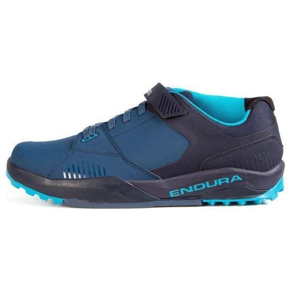 Buty rowerowe platformy męskie Endura MT500 Burner Flat. Niebieskie buty trekkingowe męskie ENDURA, bez zapięcia, rowerowe. Za 658.10 zł.