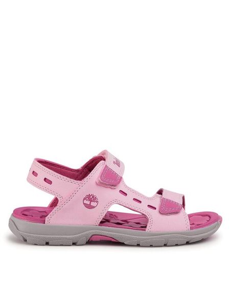 Timberland Sandały Moss Jump 2 Strap Sandal TB0A2AJ3X821 Różowy. Czerwone sandały dziewczęce Timberland, z materiału, bez zapięcia. Za 239.99 zł.