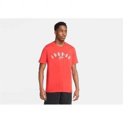 Koszulka sportowa męska Nike Air Jordan Legacy 1 Jumpman. Czerwone t-shirty sportowe męskie Nike, m, bez ramiączek. Za 236.00 zł.
