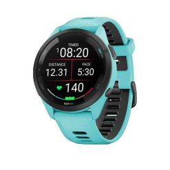 Zegarek smart Garmin Forerunner 265 Aqua 46 mm. Czarne, cyfrowe zegarki męskie GARMIN, szklane. Za 1,994.35 zł.