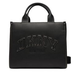 Torebka DKNY. Czarne torebki klasyczne damskie DKNY, bez wzorów, bez dodatków. Za 489.99 zł.