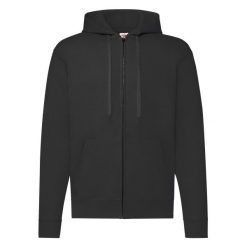 Klasyczna Kurtka Z Kapturem Dla Dorosłych Unisex. Czarne kurtki damskie Fruit of the Loom, s, bez wzorów, klasyczne, z kapturem. Za 136.99 zł.