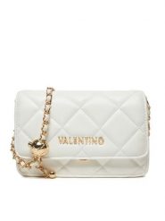 Valentino Torebka Ocarina VBS3KK52R Biały. Białe listonoszki damskie Valentino, bez wzorów, ze skóry, bez dodatków. Za 443.99 zł.