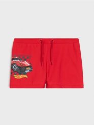 Kąpielówki Hot Wheels - czerwony. Czerwone kąpielówki męskie Sinsay, bez wzorów. Za 19.99 zł.