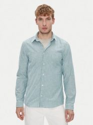 Marc O'Polo Koszula 526 7210 42358 Zielony Slim Fit. Zielone koszule męskie Marc O´Polo, m, bez wzorów, z bawełny, bez kołnierzyka, bez ramiączek. Za 269.99 zł.
