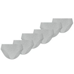 Puma Figi Damskie Invisible Cotton 6-pak Light Grey Melange. Szare figi damskie Puma, bez wzorów, z bawełny. Za 286.22 zł.