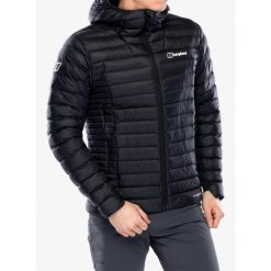 Kurtka ocieplana męska Berghaus Ridge-Nomad Hybrid Down Jacket. Czarne kurtki męskie Berghaus, m, bez wzorów, z puchu, sportowe, bez kaptura. Za 748.99 zł.