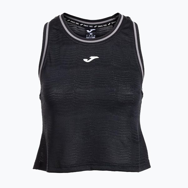 Koszulka tenisowa damska Joma Smash Tank Top W. Czarne bluzki sportowe damskie Joma, xl, ze skóry, bez kołnierzyka, bez ramiączek. Za 109.99 zł.