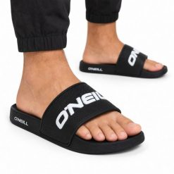 Klapki męskie sportowe O'NEILL LOGO SLIDER MEN. Czarne klapki i japonki męskie O'neill, z materiału. Za 85.00 zł.
