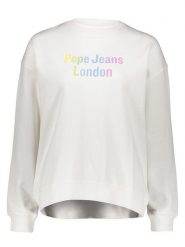Pepe Jeans Bluza w kolorze białym rozmiar: XL. Białe bluzy bez kaptura damskie Pepe Jeans, xl, z jeansu. Za 153.95 zł.
