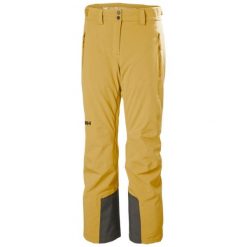 Spodnie narciarskie dla kobiet Helly Hansen Alphelia 2.0. Brązowe spodnie dresowe damskie Helly Hansen, na zimę, bez wzorów. Za 1,135.00 zł.