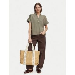 Torebka U.S. Polo Assn. Brązowe torebki klasyczne damskie U.S. Polo Assn., bez wzorów, bez dodatków. Za 124.99 zł.