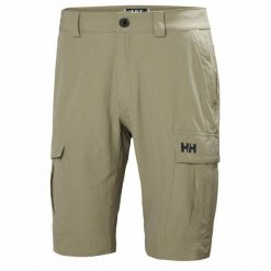 Spodenki Cargo Helly Hansen QD 11. Brązowe szorty męskie Helly Hansen, bez kołnierzyka. Za 342.50 zł.