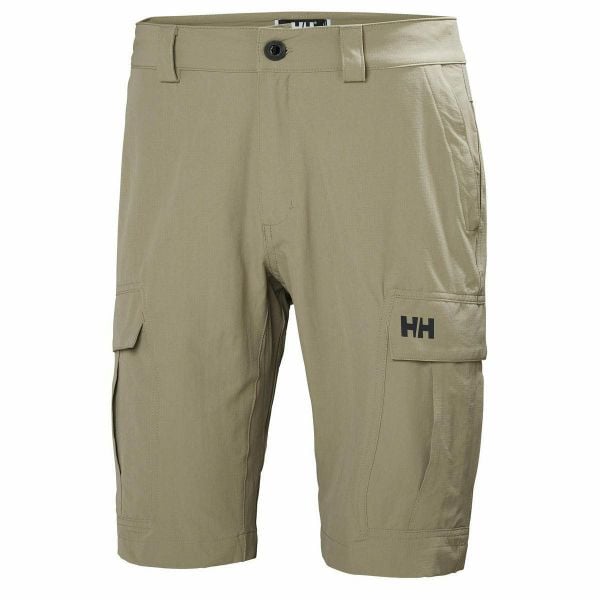 Spodenki Cargo Helly Hansen QD 11. Brązowe szorty męskie Helly Hansen, bez kołnierzyka. Za 342.50 zł.