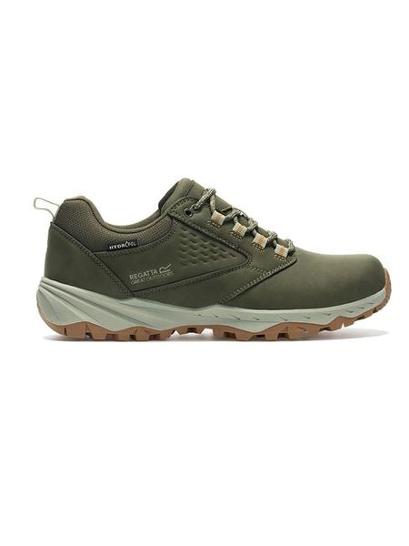 Regatta Buty turystyczne "Amble" w kolorze khaki rozmiar: 42. Brązowe buty trekkingowe męskie Regatta, z materiału, bez zapięcia, outdoorowe. Za 204.95 zł.