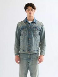 MESKA KURTKA WRANGLER ANTI FIT JACKET CANYON SHADE 112378056. Kurtki męskie Wrangler, xl, bez wzorów, z jeansu, bez kaptura. Za 219.99 zł.