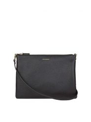 COCCINELLE Skórzana torebka w kolorze czarnym - 22 x 15 cm rozmiar: onesize. Czarne torebki klasyczne damskie Coccinelle, bez wzorów, z materiału, bez dodatków. Za 478.62 zł.