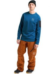 Burton Bluza polarowa "[ak] Baker Stretch" w kolorze niebieskim rozmiar: XS. Niebieskie bluzy bez kaptura męskie Burton, xs, z polaru. Za 634.95 zł.
