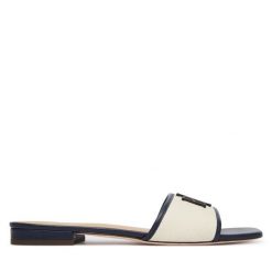 Klapki LAUREN RALPH LAUREN. Klapki damskie Lauren Ralph Lauren, bez wzorów, bez obcasa. Za 578.99 zł.