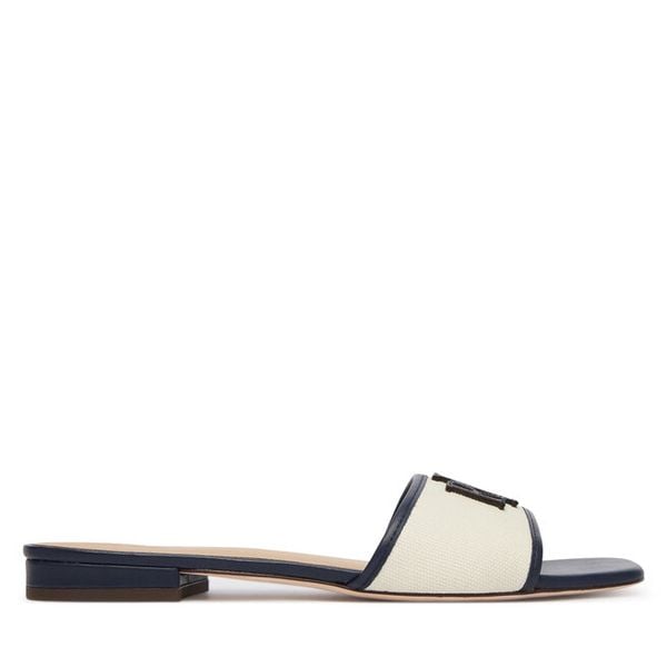 Klapki LAUREN RALPH LAUREN. Klapki damskie Lauren Ralph Lauren, bez wzorów, bez obcasa. Za 578.99 zł.