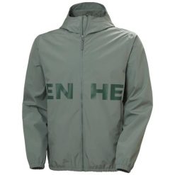 Kurtka wodoodporna Helly Hansen Core Graphic. Zielone kurtki męskie Helly Hansen, na lato, m, bez wzorów, z materiału, bez kaptura. Za 640.80 zł.