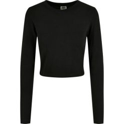 Damska koszulka z długim rękawem Urban Classics organic (GT). Czarne t-shirty damskie Urban Classics, bez wzorów, bez kołnierzyka. Za 160.00 zł.