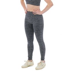 Sportowe legginsy damskie Xtreme Sportswear Antracyt melanż. Szare legginsy damskie XTREME SOCKSWEAR, s, bez wzorów, z poliesteru, z podwyższonym stanem, na fitness i siłownię. Za 134.50 zł.