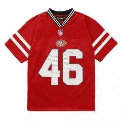 Koszulka San Francisco 49ers Nos NFL. Bluzki damskie New Era, bez wzorów, sportowe, bez kołnierzyka, bez ramiączek. Za 316.50 zł.