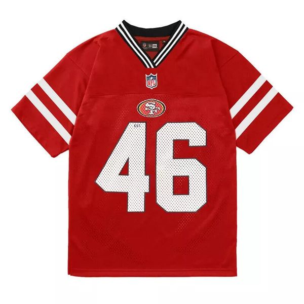 Koszulka San Francisco 49ers Nos NFL. Bluzki damskie New Era, bez wzorów, sportowe, bez kołnierzyka, bez ramiączek. Za 320.50 zł.