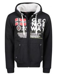 Geographical Norway Bluza w kolorze czarnym rozmiar: L. Czarne bluzy z kapturem męskie Geographical Norway, l. Za 160.96 zł.