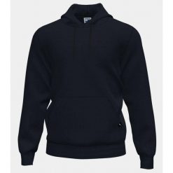 Bluza treningowa męska Joma Montana. Czarne bluzy sportowe męskie Joma, bez wzorów, z bawełny, sportowe, bez kołnierzyka, bez ramiączek. Za 113.99 zł.