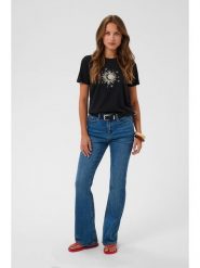 Kaffe Koszulka w kolorze czarnym rozmiar: M. Czarne t-shirty damskie Kaffe, m, bez wzorów, z bawełny, bez kołnierzyka. Za 114.95 zł.