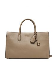 MICHAEL Michael Kors Torebka Scarlett 30F4GETS2L Beżowy. Brązowe torebki klasyczne damskie MICHAEL Michael Kors, bez wzorów, ze skóry, bez dodatków. Za 919.99 zł.