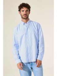 Garcia Koszula - Relaxed fit - w kolorze błękitnym rozmiar: S. Niebieskie koszule męskie Garcia, s, bez wzorów, bez kołnierzyka, bez ramiączek. Za 118.28 zł.