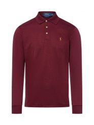 Polo Ralph Lauren Męska koszulka polo z długim rękawem Mężczyźni Bawełna czerwony jednolity, XL. Czerwone koszulki męskie z długim rękawem Polo Ralph Lauren, m, z bawełny. Za 659.95 zł.