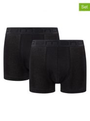 Camano Bokserki (2 pary) w kolorze czarnym rozmiar: M. Czarne bokserki męskie camano, bez wzorów. Za 43.99 zł.