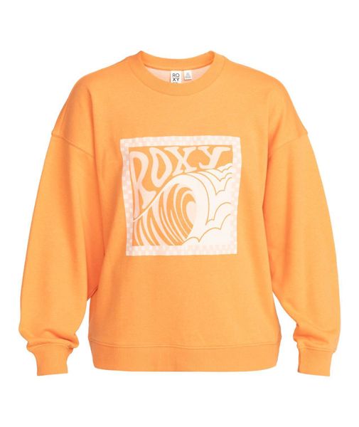 Bluza turystyczna damska Roxy Take Your Place. Brązowe bluzy bez kaptura damskie Roxy, m, z bawełny. Za 332.50 zł.