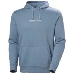 Bluza z kapturem Helly Hansen Core. Niebieskie bluzy z kapturem męskie Helly Hansen, na lato, m, z bawełny. Za 291.75 zł.