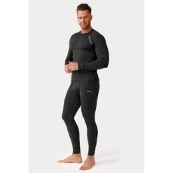 Bielizna termoaktywna narciarska męska Rough Radical Warm. Czarna bielizna termoaktywna męska ROUGH RADICAL, l, bez wzorów. W wyprzedaży za 151.92 zł.