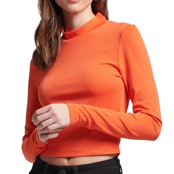 Kobiece body z długim rękawem i otwartym plecami Superdry. Brązowe body damskie Superdry., bez wzorów. Za 183.95 zł.