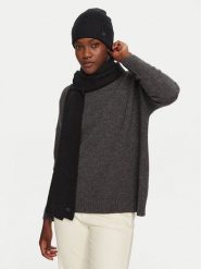 Calvin Klein Zestaw Szalik i Czapka Chunky K60K612621 Czarny. Czarne czapki zimowe damskie CALVIN KLEIN, z materiału. Za 449.99 zł.
