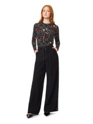 Scotch & Soda Spodnie w kolorze czarnym rozmiar: M. Czarne spodnie materiałowe damskie Scotch & Soda, bez wzorów, z materiału, z podwyższonym stanem. Za 269.95 zł.