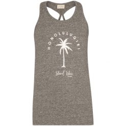 Koszulka dziecięca PROTEST MAISY JR singlet. Szare koszulki dziewczęce Protest, bez wzorów, z dzianiny, bez ramiączek. Za 69.90 zł.