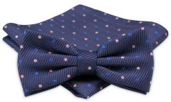 Modna Mucha Męska - Alties - Odcienie Fioletów, Groszki. Krawaty i muchy męskie Alties, bez wzorów, eleganckie. Za 54.00 zł.